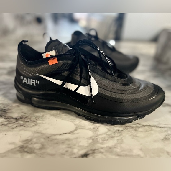 Nike Air Max 97 X Off White - Black and White Air Sneakers